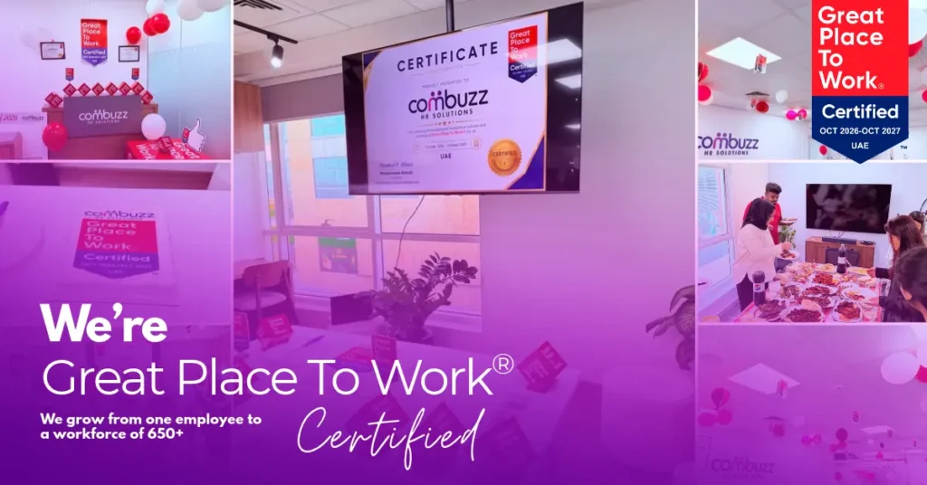 Combuzz Great Place To Work Certified