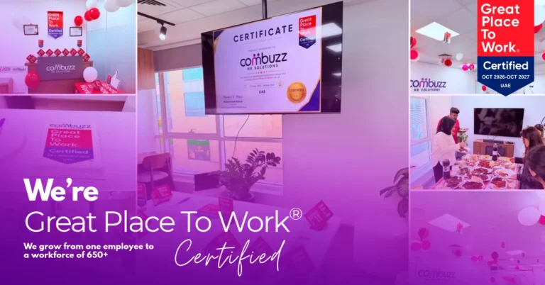 Combuzz HR Solutions Earns Great Place To Work® Certification™ for 2026–2027